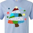 thumbnail image 4 of Inktastic Merry Christmas Patchwork Quilting Tree T-Shirt, 4 of 5