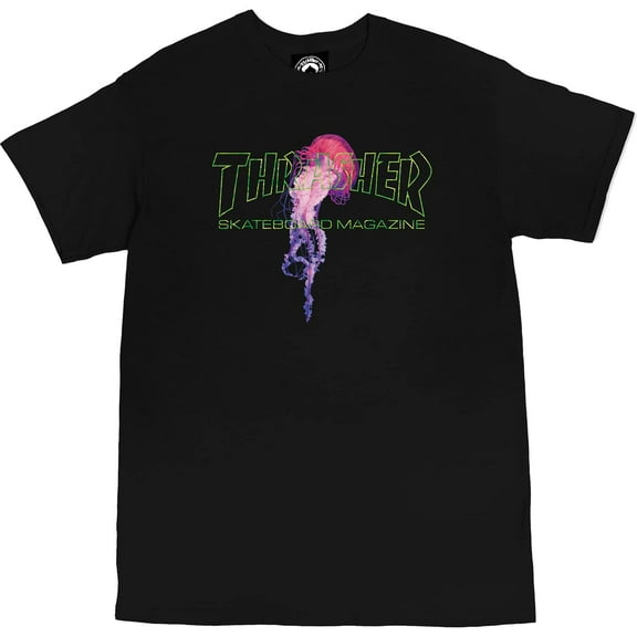 Thrasher Atlantic Drift Large T-Shirt - Black