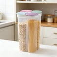 thumbnail image 6 of Gosuguu Airtight Food Storage Containers | Clear Plastic Kitchen Canisters for Pantry Organization | 2-Piece Set Stackable for Snacks, Grains & Coffee, 6 of 6