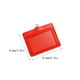 thumbnail image 4 of Sidaley 10 piezas cubierta de tarjeta de identificación carcasa protectora tarjetas de autobús manga Horizontal/rojo Type3 NO3, 4 of 6