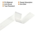 thumbnail image 4 of Unique Bargains 43.3' Non-Slip PU Tennis Racket Overgrip Tape Wraps with Hole White 6 Pack, 4 of 7