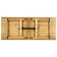 thumbnail image 6 of Flash Furniture 8' x 40" Rectangular Antique Rustic Light Natural Solid Pine Folding Farm Table, 6 of 9