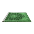 thumbnail image 2 of Ahgly Company Machine Washable Indoor Rectangle Medallion Emerald Green Traditional Area Rugs, 6' x 9', 2 of 4