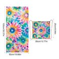 thumbnail image 3 of Bcylexb Colorful Floral Beach Towels, 20"x 40" Soft Absorbent Quick Dry Lightweight Summer Towels for Swimming Pool Beach Shore, 3 of 6