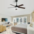 thumbnail image 4 of 42-Inch Modern Ceiling Fan with Reversible DC Motor & Dimmable LED Light, 5 Blades Quiet Operation for Bedroom and Living Room (Universal Mount, Easy Installation), 4 of 9