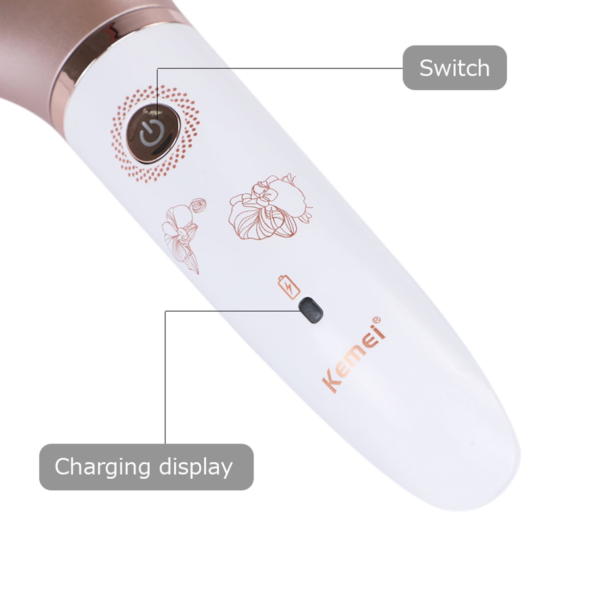 USB Rechargeable Hair Removal for Women.Painless 2-in-1 Body Hair Removal Electric Razor for Face, Legs, Underarms and Bikini, Wet and Dry Cordless Waterproof Hair Shaver