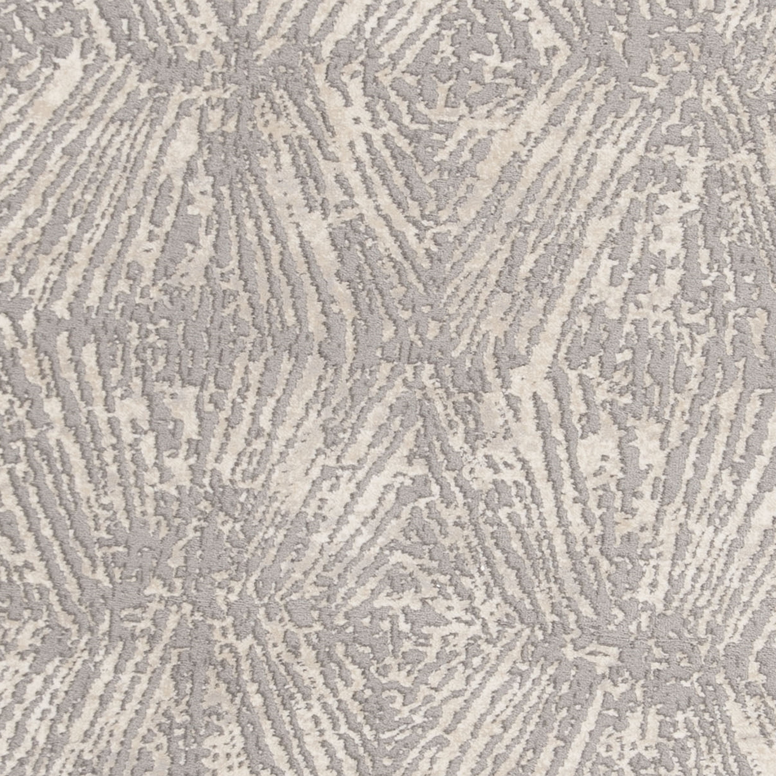 SAFAVIEH Meadow Eanna Abstract Area Rug, Ivory/Grey, 6'7" x 6'7" Round