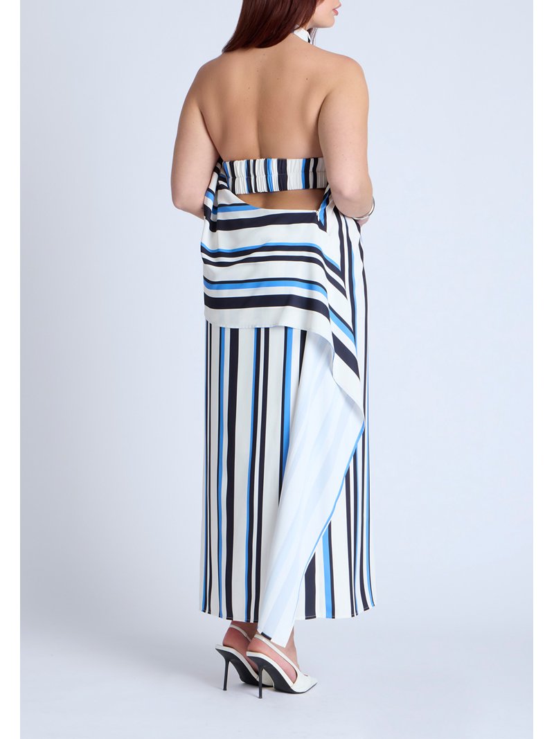 ELOQUII Women's Plus Size High Neck Maxi Dress - Walmart.com