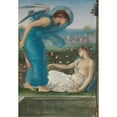 thumbnail image 3 of Sir Edward Coley Burne-Jones 14x18 Black Modern Framed Museum Art Print Titled - Cupid and Psyche (ca. 1870), 3 of 5