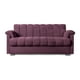 thumbnail image 2 of Sofá Cama de velvet Morado Makora Modelo Mercury Varias Posiciones, 2 of 6