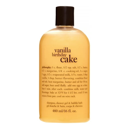 Philosophy Vanilla Birthday Cake Shampoo, Bath & Shower Gel, 16