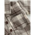 thumbnail image 6 of Baby Boy Plaid Shirt Romper 6M 12M 18M 24M Flannel Long Sleeve Oversized Tops Infant Button Down Fall Clothes, 6 of 10