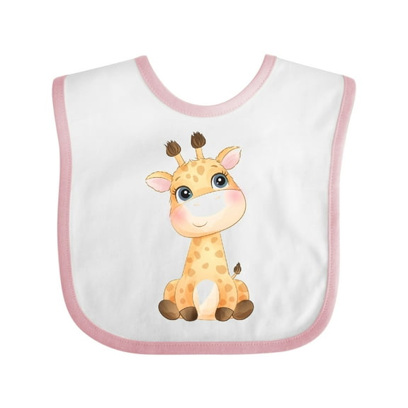 Inktastic Baby Giraffe Boys or Girls Baby Bib