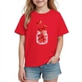 thumbnail image 2 of hengsof T-Shirt Graphique à Manches Courtes Imprimé pour Enfants, 2 of 3