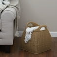 thumbnail image 3 of Household Essentials Paper Rope Basket with Handles, Natural, 3 of 8