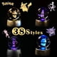 thumbnail image 2 of Pokemon 3D bola de cristal Pikachu Gengar Mew Mewtwo figuritas Base de lámpara Pokeball 3D Pokemon bola de cristal estatua niños regalo de cumpleaños, 2 of 4
