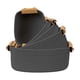 thumbnail image 1 of Juego de 5 cestas tejidas para decoración del hogar, cesta para juguetes, ropa y toallas. Gris, 1 of 9
