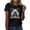 Z1-Black-spooky season tees, variant on Frostluinai Halloween Graphic Shirts for Women Spooky Season Holiday Party Tops Short Sleeve Crew Neck Daily Walking Casual Shirt S-3XL