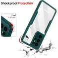 thumbnail image 4 of for Samsung Galaxy S21 Ultra Case, 360 Full Body Rugged Case with Built-in Screen Protector Transparent Heavy Duty Shockproof Bumper Cover for Galaxy S21 Ultra 6.8" (Green), 4 of 7