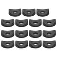 thumbnail image 1 of Unique Bargains Lot de 50 Rondelles en Plastique, 8mm x 25mm x 3mm Rondelle Concave Noire, 1 of 5
