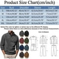 thumbnail image 2 of Fgnfyis Male Solid Color Winter Hoodless Sweatshirt Suede Long Sleeve Zipper Design Warm Round Neck Top Mens Crewneck Sweatshirt Brown S, 2 of 5
