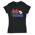 thumbnail image 5 of Lady Veteran T-Shirt Veteran's Day USA Military Honor Proud Army Mom Air Force Wife American Patriotic Women's Tee, 5 of 7