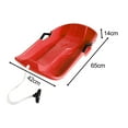 thumbnail image 3 of Tobogán de Snowboard portátil duradero con cuerda de tracción, tabla deslizante de arena, trineo deslizante de hierba, trineo de nieve para esquiar al Rojo shamjiam trineo de nieve, 3 of 9