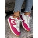 thumbnail image 3 of Sporty Sneakers For Women, Two Tone Lace-up Front Running Shoes, 3 of 4