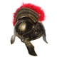 thumbnail image 5 of BRIGHTFUFU Casco romano guerrero espartano casco Medieval Cosplay disfraz Prop para adultos adolescentes, 5 of 7