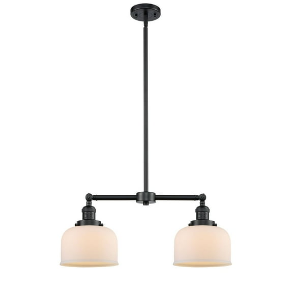 Innovations 2-LT LED Large Bell 22" Chandelier - Oil Rubbed Bronze - 209-OB-G71-LED