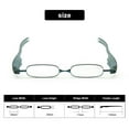 thumbnail image 2 of podreader Big Size +1.0 to +3.0 Presbyopia Glasses Mini Folding Pocket Reader Reading Glasses 15g, 2 of 5