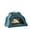 Green, variant on All-Season Covered Cat Bed, Cozy Pet Tent Cave with Soft Cushion for Indoor Cats, Washable Enclosed Sleeping House
