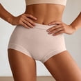 thumbnail image 5 of Chbgutlmr Briefs for Women High Waist Full Coverage Panties Stretch Comfy Solid Color Breathable Underwear, 5 of 6