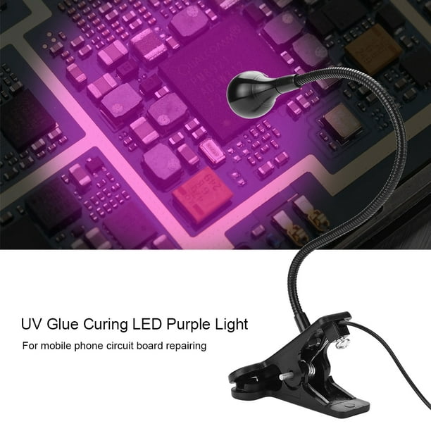 Cergrey Lampe UV ultraviolette LED de lampe de colle UV USB 3W