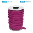 thumbnail image 2 of Uxcell 1Pcs Piping Cord Trim Piping Tape for Sewing DIY Crafting Fabric Edge Trim Fuchsia 1/2" x 30 Yard, 2 of 5