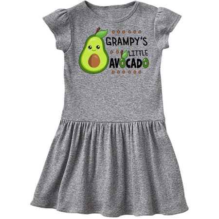 

Inktastic Grampy s Little Avocado with Cute Baby Avocado Gift Toddler Girl Dress