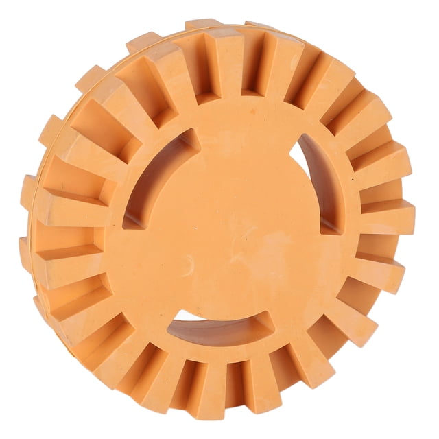 Roue Effaceur 4 Po, Design Rainuré Autocollant Roues Facile à Utiliser Épaisseur 20mm avec Adaptateur de Perceuse pour Décalcomanies de Voiture Rayures