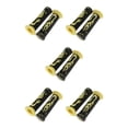 thumbnail image 1 of Justharion Universal 7/8 Motorcycle Scooter Handlebar Hand Grips Soft Rubber Yellow 5Set, 1 of 6