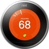 New Google Nest Learning Thermostat - 3rd Generation - Smart Thermostat - Pro Version - Works With Alexa