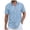 Sky Blue, variant on Zshosam Mens Shirt Men's Button Down Shirts Short Sleeve Linen Textured Shirts Casual Summer Beach Shirts Size S,(Sky Blue S)