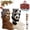 2 pair white+Brown, variant on 3D Knit Animal Sloth Socks,2 Pair Animal Socks for Women,Warm and Soft Long Stocking Stuffers Socks, Fun & Adorable Christmas Gift, Cozy Fall & Winter with Gift Bags