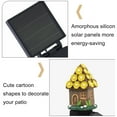 thumbnail image 5 of Solar Floor Lawn Lamp Resin Mushroom House Courtyard Garden Lamp Decor, 5 of 10