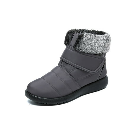 

Crocowalk Womens Winter Snow Boots Ankle Booties Outdoor Waterproof Hiking Walking Warm Shoes