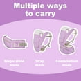 thumbnail image 7 of AGUDAN Baby Carrier with Hip Seat, 6 in 1 Ergonomic Unisex Waist Stool, 0-36 Months, 7 of 7