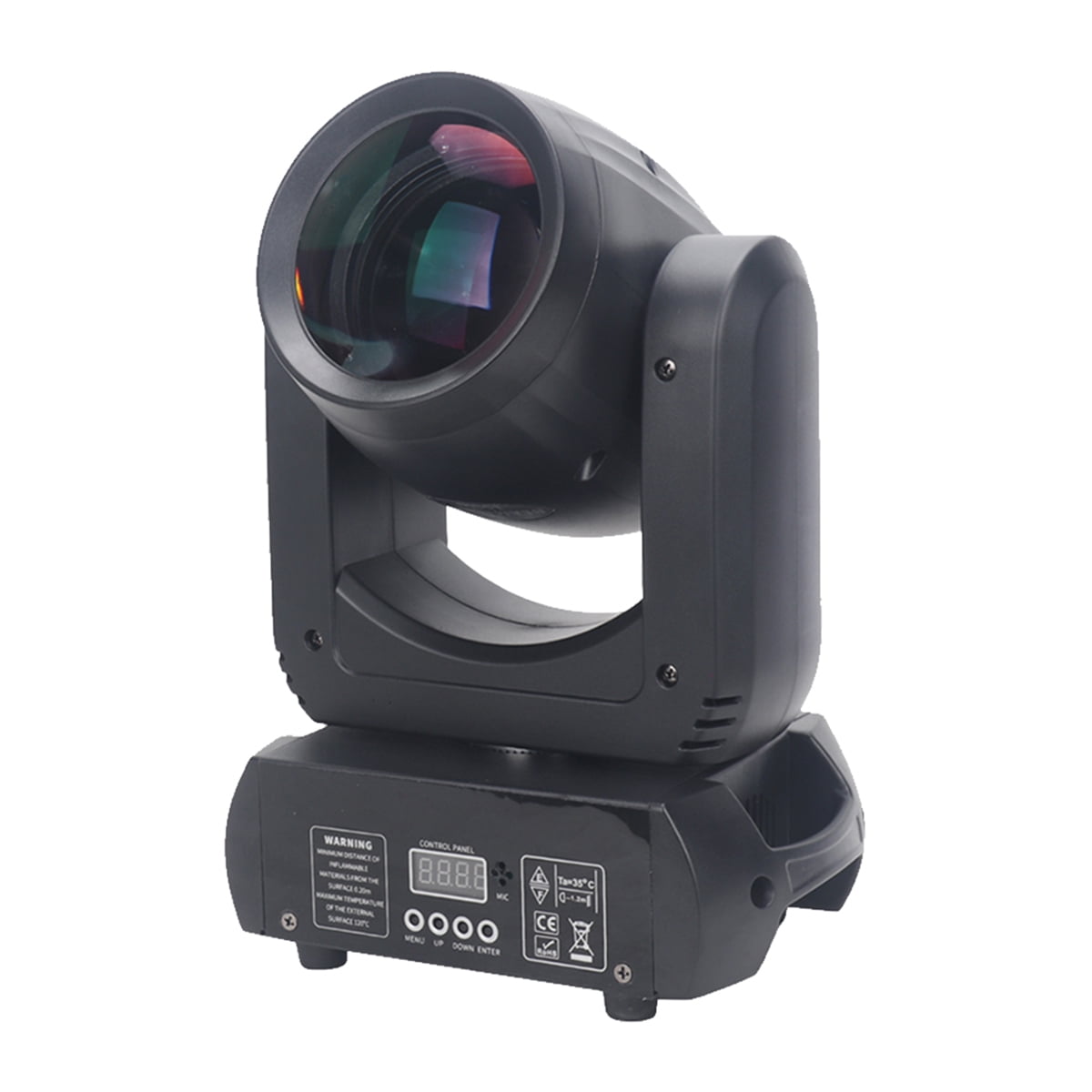 2Pcs Mini 150W LED Moving Head Light with 18 Rotating Prisms, Dj Dmx Stage Light Effect Disco Bar Wedding Club