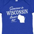 thumbnail image 4 of Inktastic Someone in Wisconsin Loves Me Boys or Girls Baby Bodysuit, 4 of 5