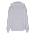 thumbnail image 6 of Jsaierl Plus Size Sweatshirts for Women Long Sleeve Solid Color Hooded Pullover Top Casual Oversized Hoodies with Kangaroo Pocket Fall Clothes, 6 of 7