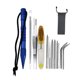 thumbnail image 2 of Soidarity Marlin Set Agujas de cordones Acero inoxidable Profesional Pequeña artesanía Costura Reutilizable Extraíble Tejer Pin Trabajo de cuero carpas 12 Piezas Azul Soidarity OD023335-13B, 2 of 6