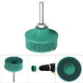thumbnail image 4 of Bristle Polishing Brush Bristle Disc Brush Emery Rubber 2 Inch Bristle Disc Emery Rubber Abrasive Brush Polishing Grinding Wheel For Burr Rust Removal, 4 of 8