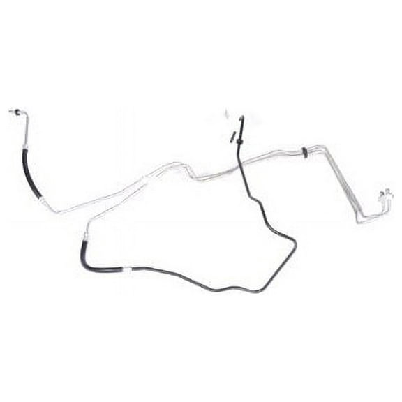 Transmission Oil Cooler Line - Compatible with 2011 - 2014 Chevy Silverado 2500 HD 2012 2013